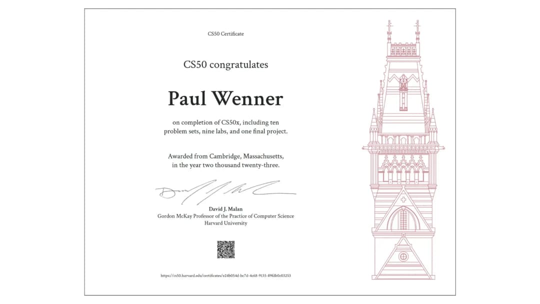 Harvard CS50 coursework project